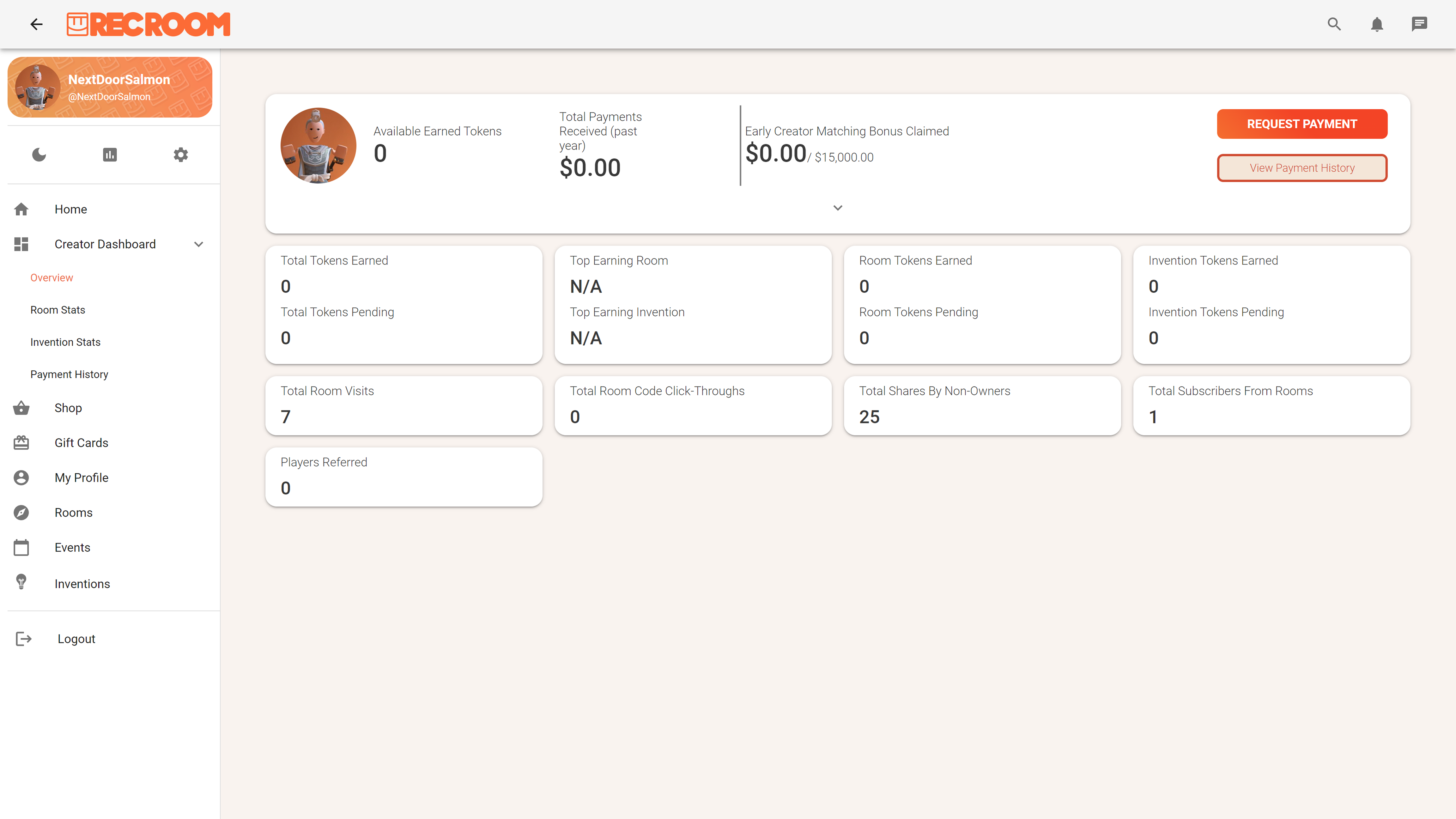The original bare-bones stats page with a wall of metrics that are hard to parse